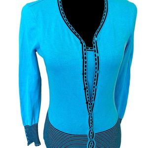 U Knit Aqua Sweater Set